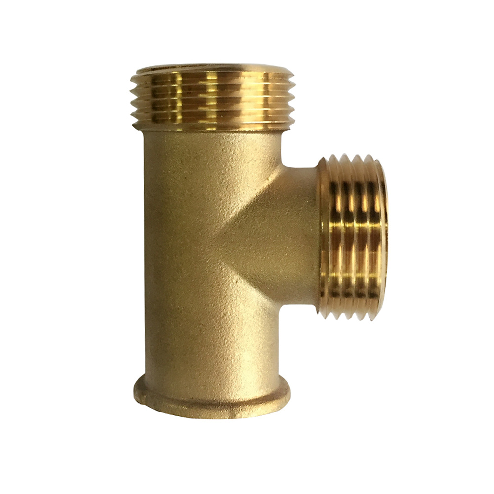 Brass 3 Way Fitting with Union for Floor Heating Brass Manifold System