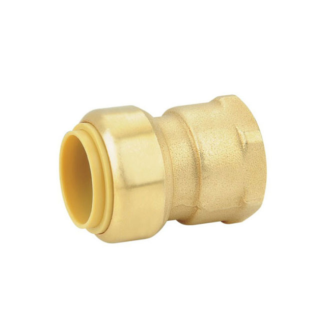 Lead Free Brass Push Fit Straight Coupling for Copper Pipe