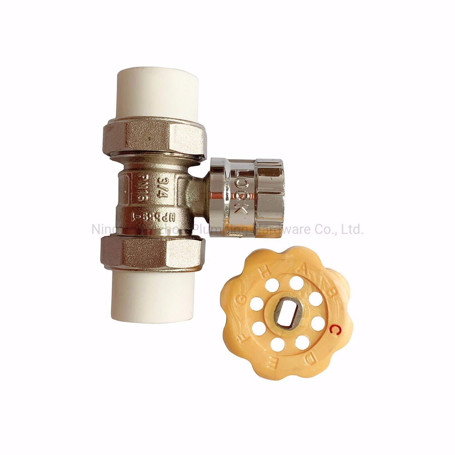 Brass Lockable Ball Valve with PPR Union