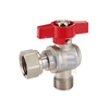 Brass Compression Angle Ball Valve