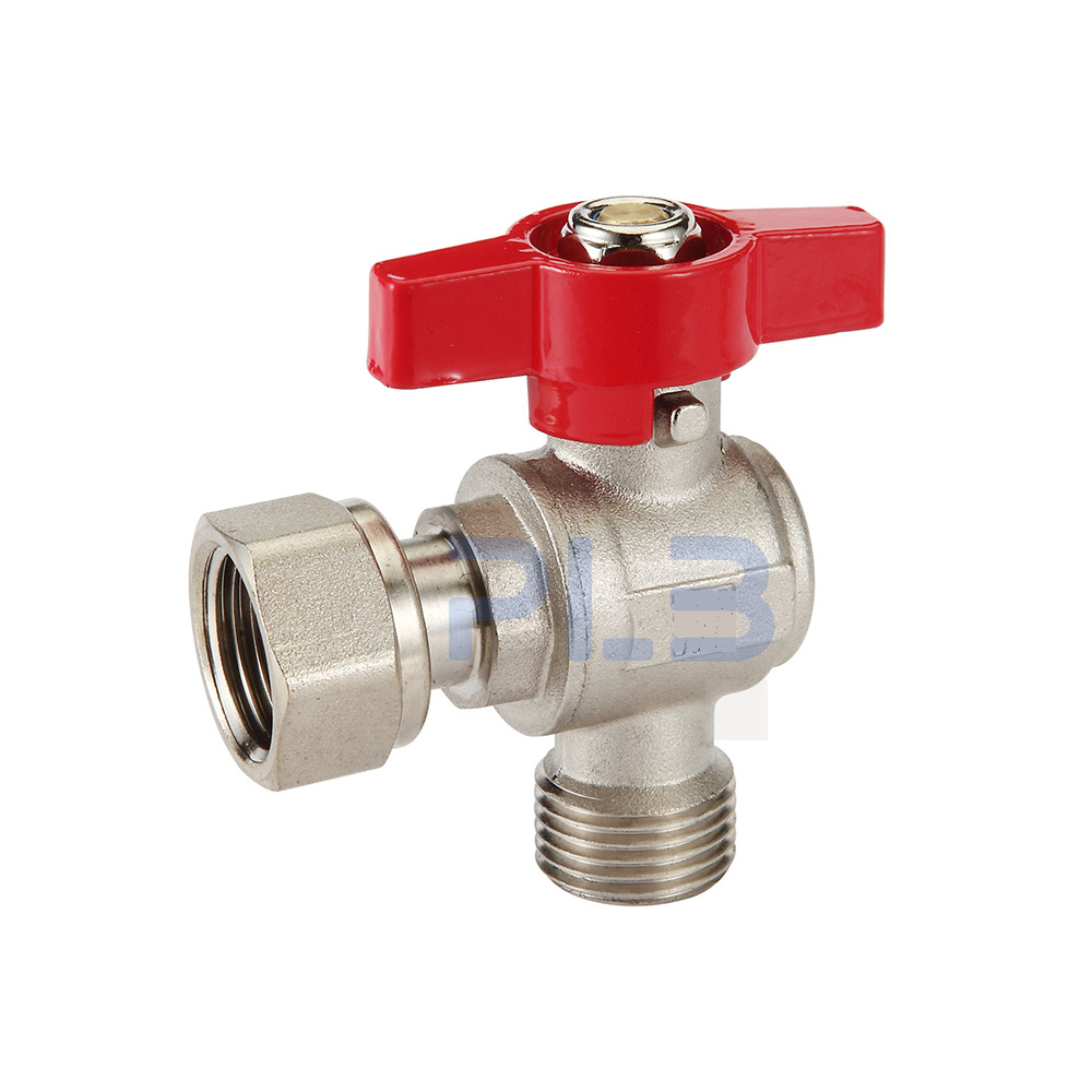 Brass Compression Angle Ball Valve