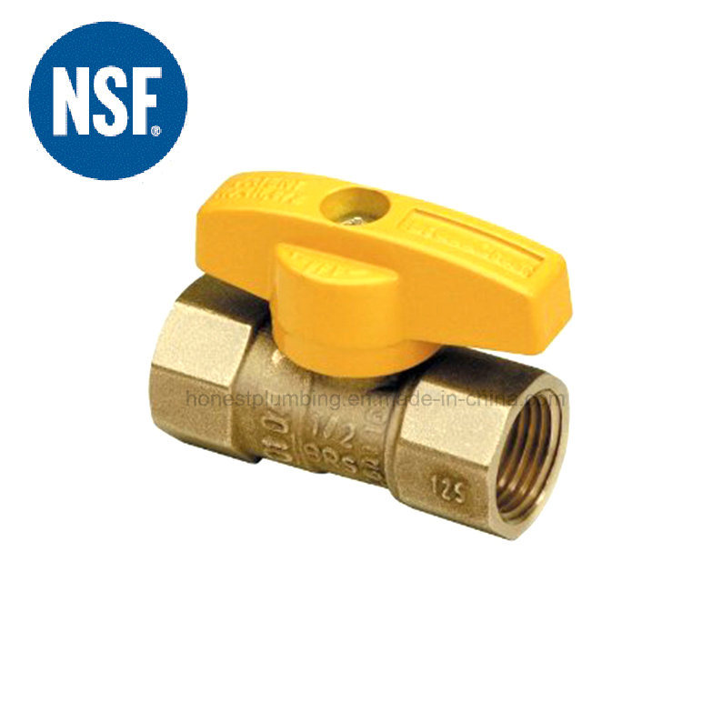 Lead Free Material Brass Gas Ball Valve for USA Market