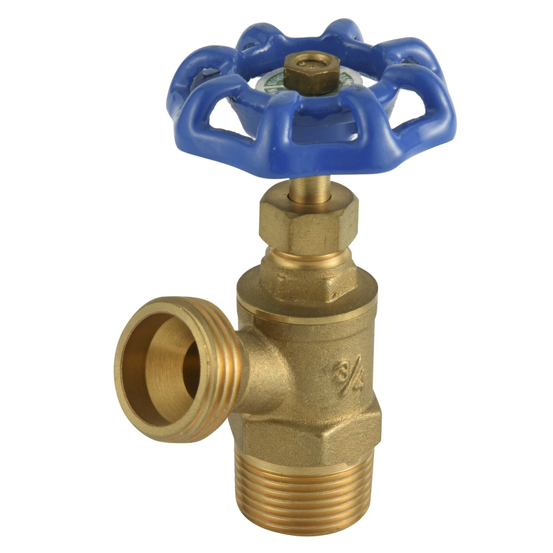 3/4" Male Thread NPT Full Flow Brass Boiler Drain Valve