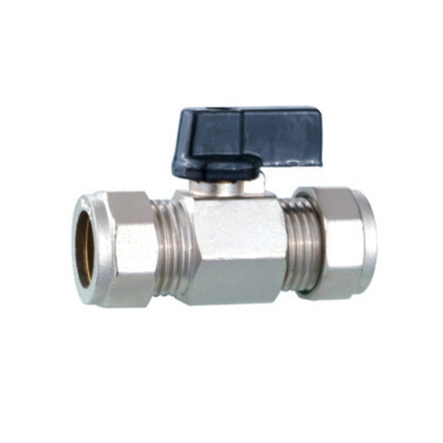 Brass compression mini ball valve