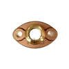 Low Lead Brass or Bronze Male Thread Water Meter Flange