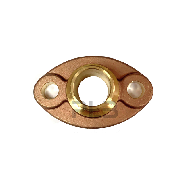 Low Lead Brass or Bronze Male Thread Water Meter Flange