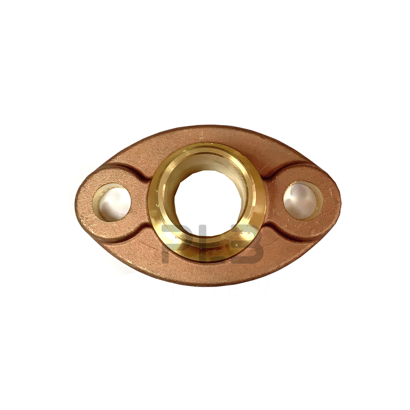 Low Lead Brass or Bronze Male Thread Water Meter Flange