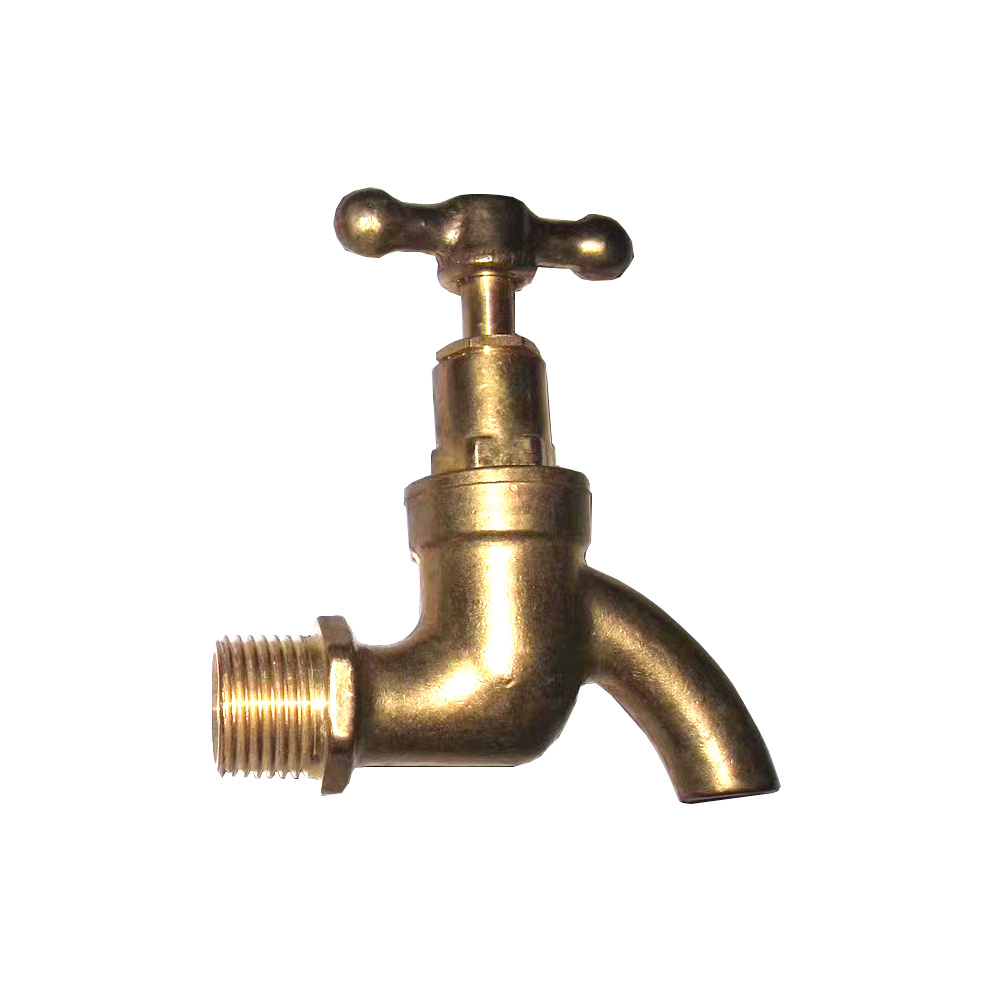 Brass Hose Bibcock with Brass Handle