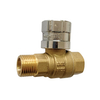 Brass Magnetic Lockable Ball Valve with Key