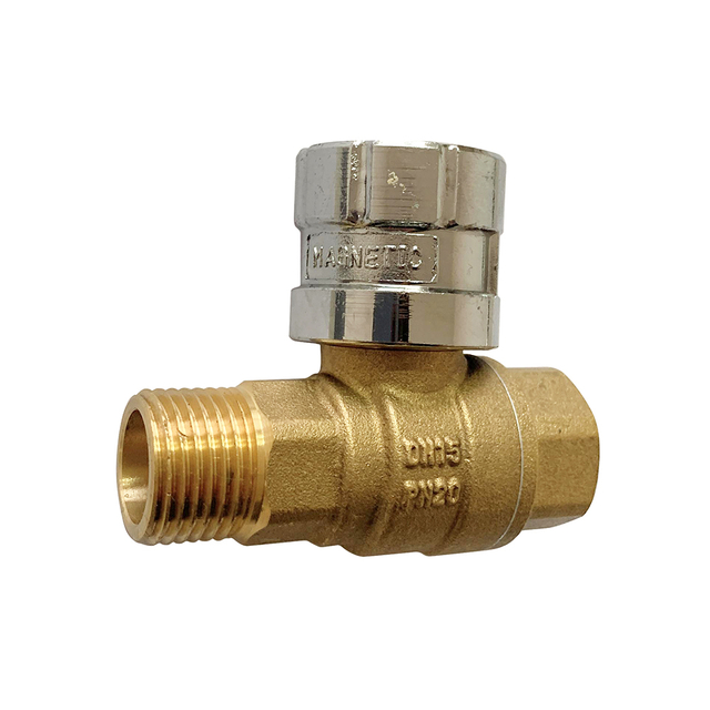 Brass Magnetic Lockable Ball Valve with Key