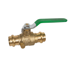 Lead Free Brass Press Ball Valve with drain 