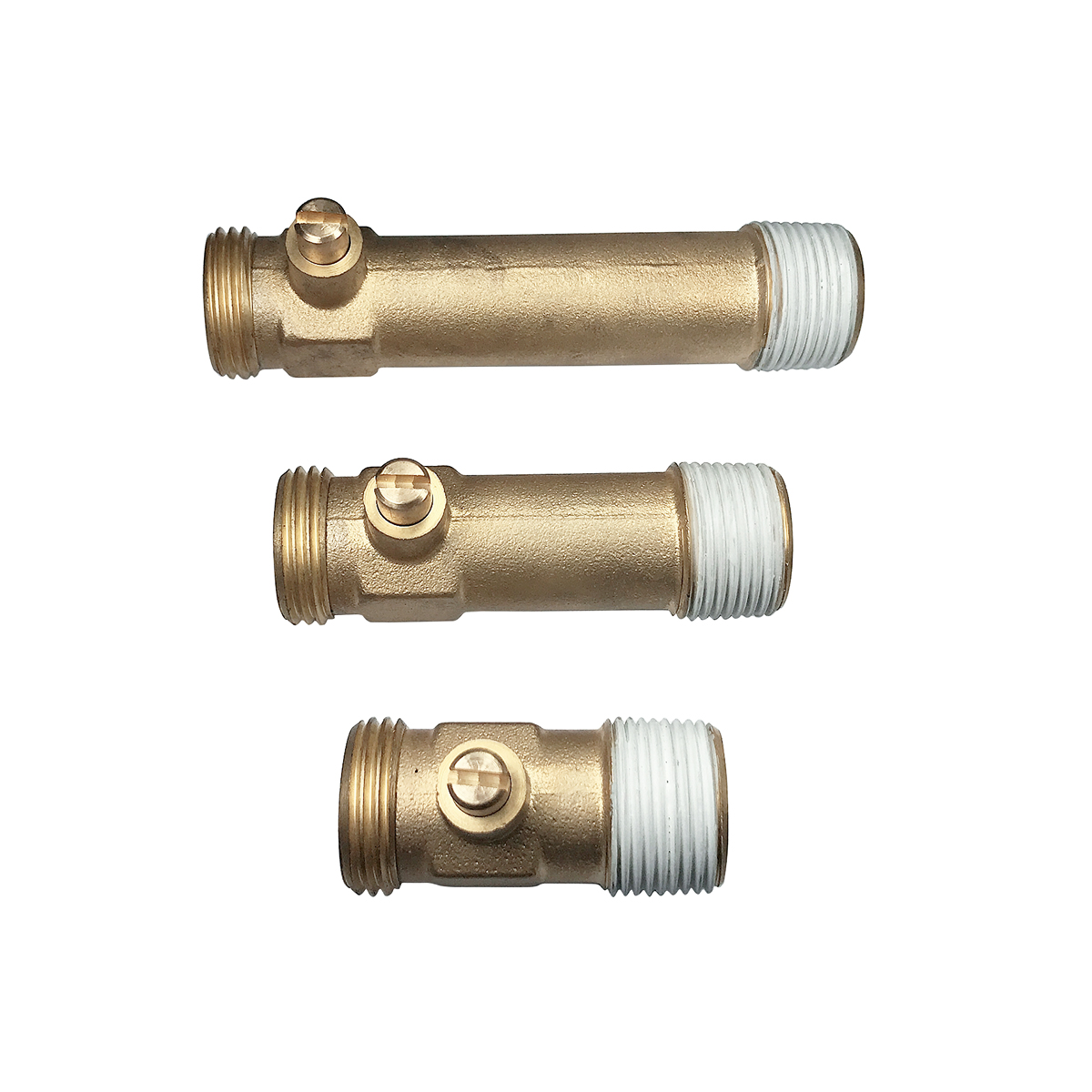 Forge Brass Drain Valve of Natural Color