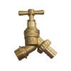 BS1010 Brass stop valve with Brass Handle