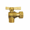 Brass Ball Valve for PE Pipe (angle type)