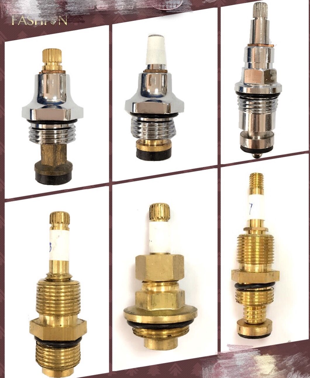 Brass Slow Open Valve Cartridge for Stop Valve