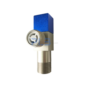 Chrome Plated 90 Turn Brass Angle Valve with Non Return Check Valve