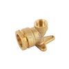 Brass Elbow Compression Fitting for HDPE or PVC Pipe