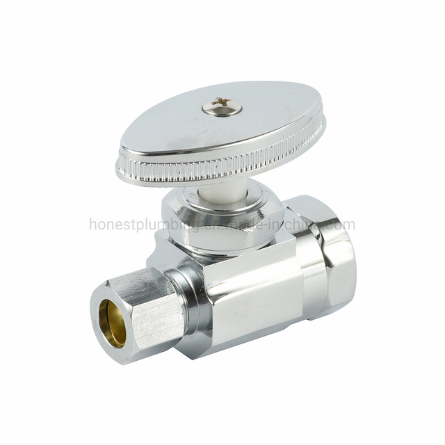 Brass Angle Valve with Plastic Handle