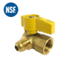 Lead Free Material Brass Gas Ball Valve for USA Market