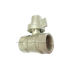 Nickel Plated Brass Lockable Ball Valve