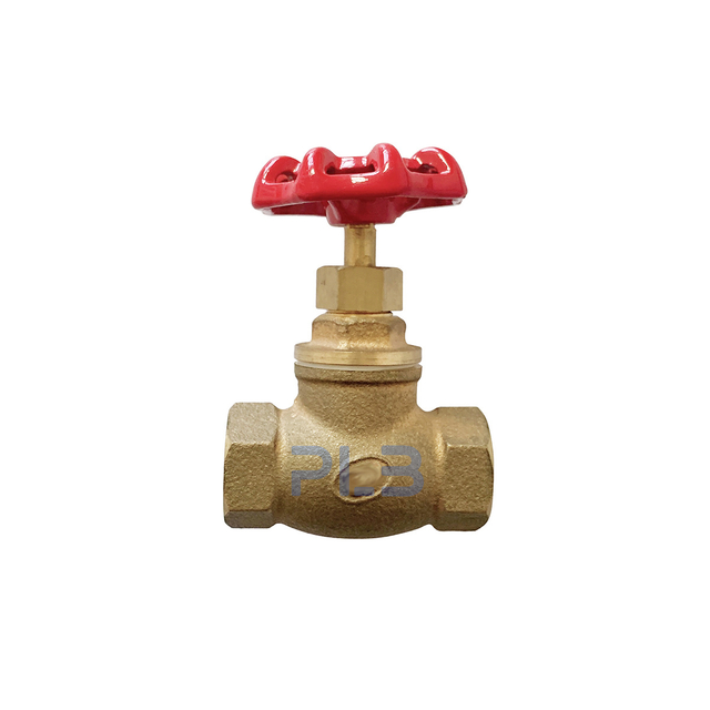 Brass Globe Stop Valve with Steel Wheel