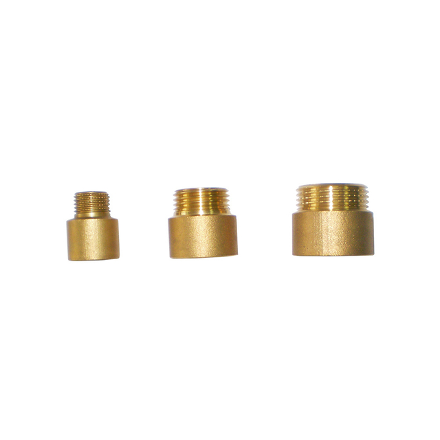 Brass Pipe Coupling with Chrome Surface