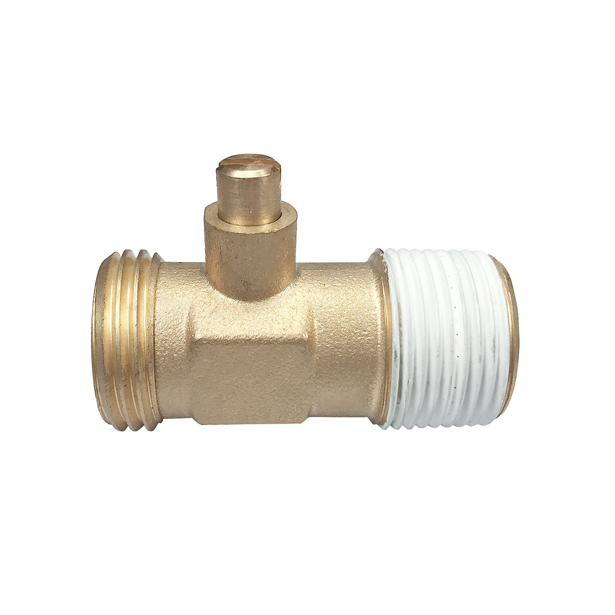 Forge Brass Drain Valve of Natural Color