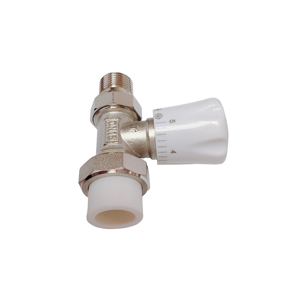 Brass Body Straight Type PPR Radiator Valve