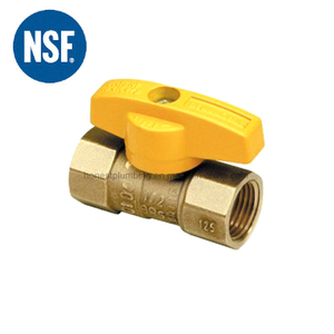 Low Lead Material Brass Gas Ball Valve for USA Market