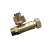 CW614N Brass Lockable Water Meter Ball Valve with Extension Pipe