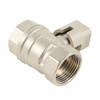 Plated Nickel Brass Lockable Ball Valve