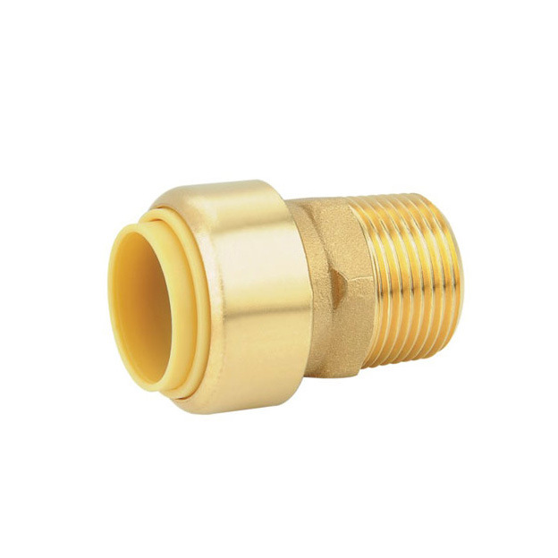 Lead Free Brass Push Fit Straight Coupling for Copper Pipe