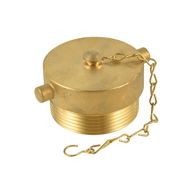 Brass Garden Hose Cap with Chain