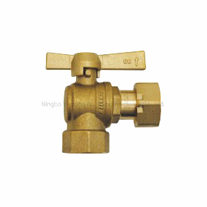 Brass Ball Valve for PE Pipe (angle type)