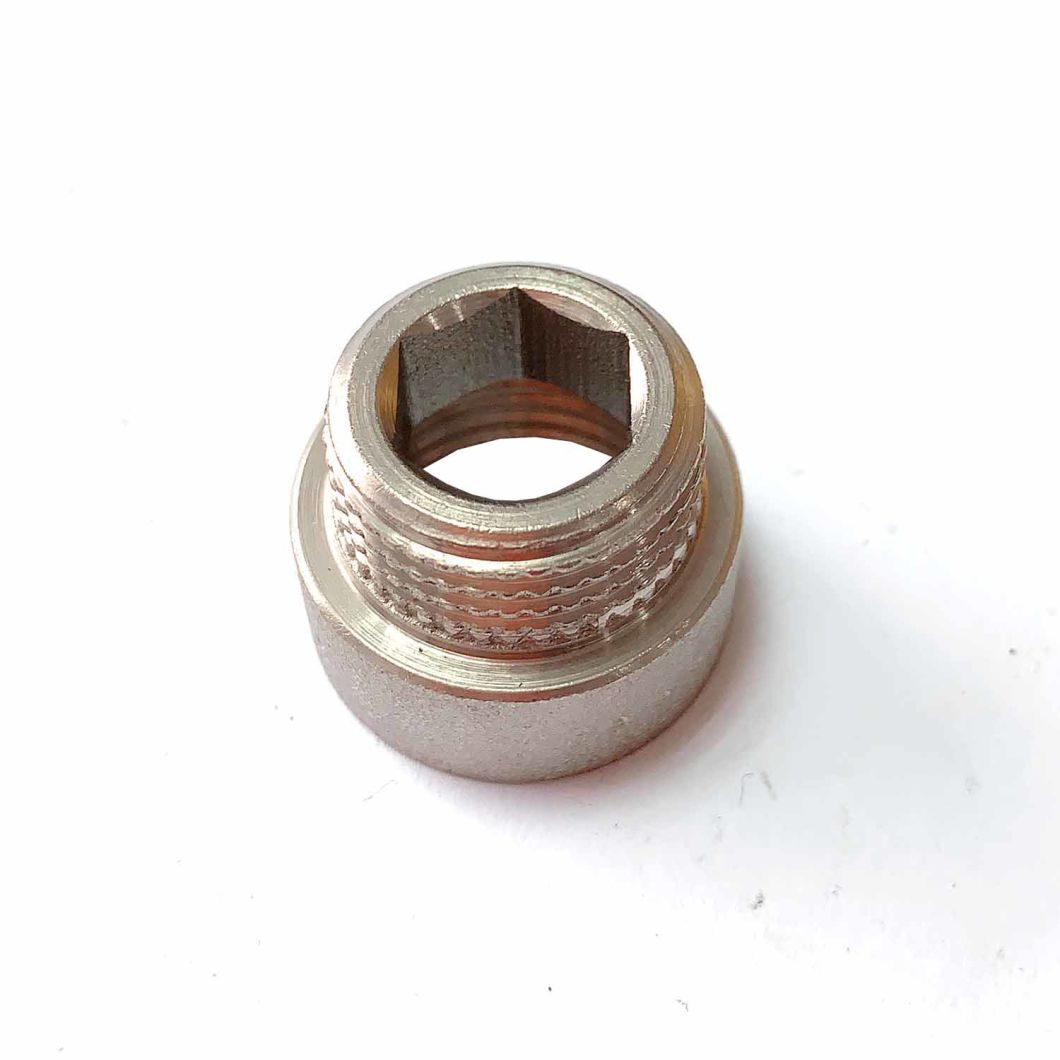 Plated Chrome Brass Coupling 10-50mm Length