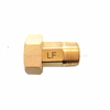 NSF61 Approved BSPT Thread Lead Free Brass Water Meter Coupling