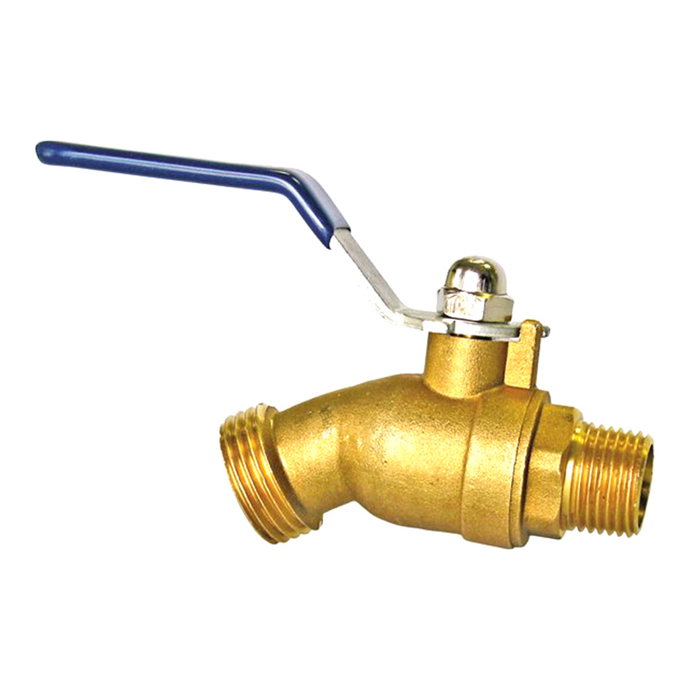 low lead brass quarter turn hose bib