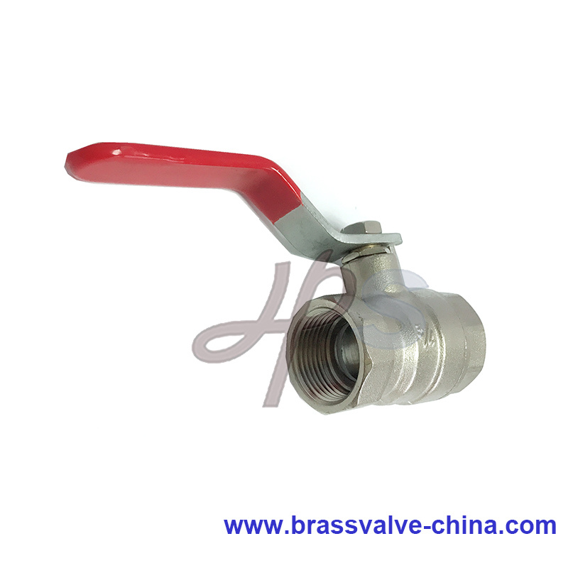 Hot Forging Brass Ball Valve with Nickel Surface