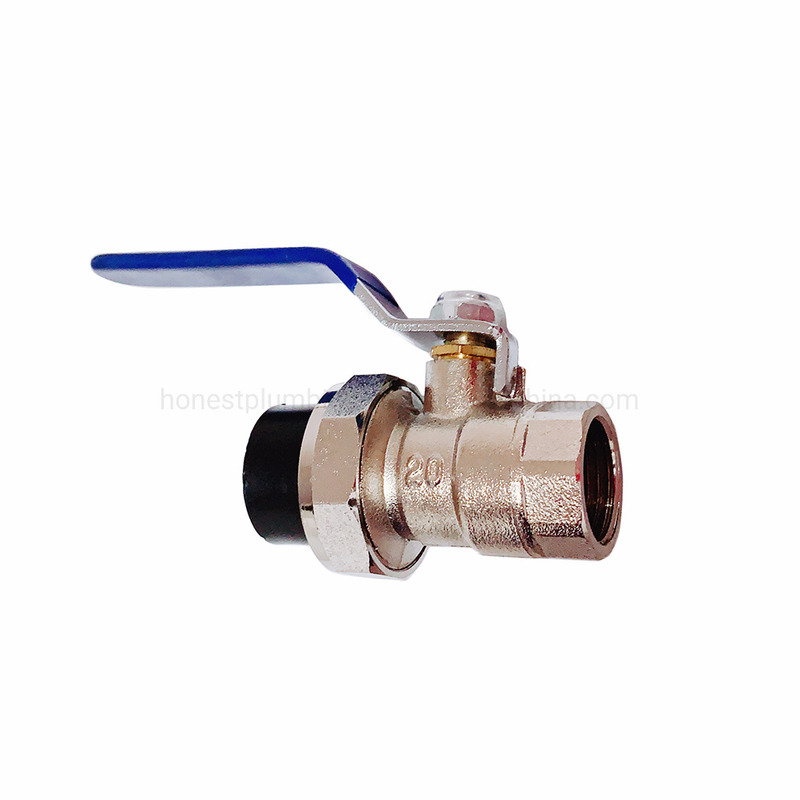 1/2′′-2′′ Brass Body Female Thread PE Connection Ball Valves