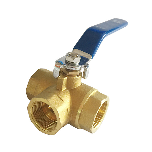 Brass 3 Way Ball Valves (T or L type)