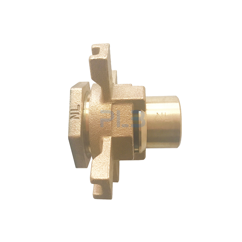 Lead Free Bronze Locking Expander Connection for AWWA water meter