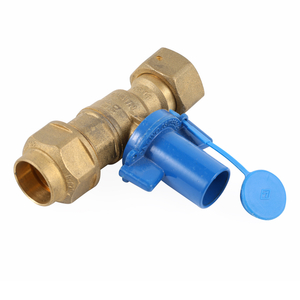 CW617N Brass Lockable Water Meter Ball Valve with key