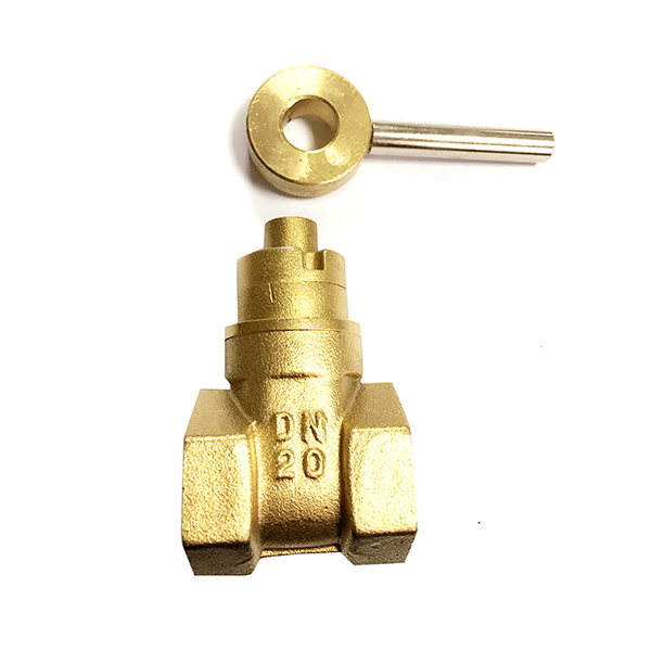 Brass Magnetic Lockable Gate Valve for Water Meter