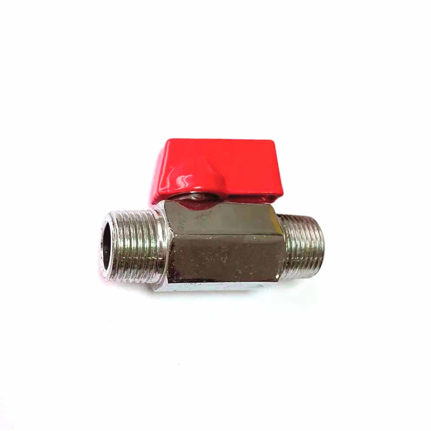 Brass MxM Thread Mini Ball Valve of Plated Chrome Polishing