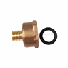 5/8′ ′ Pex Low Lead Brass Pex Water Meter Tailpiece, with Swivel Nut