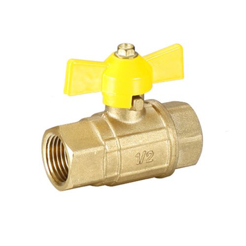 Brass Gas Ball Valve with Butterfly Handle/En331 Standard