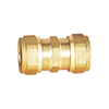 Brass Nickel Plated Compression Straight Coupling for pex-al-pex Pipe