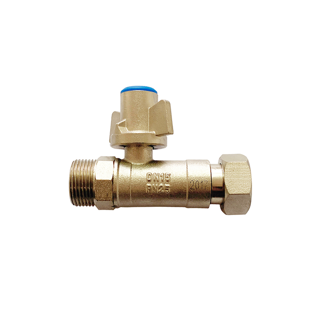 CW614N Brass Lockable Water Meter Ball Valve with Extension Pipe