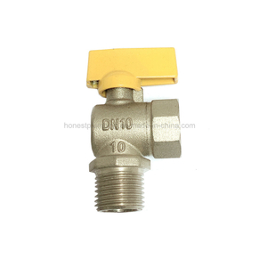 Plated Nickel Brass Gas Ball Valve