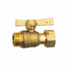 Brass Ball Valve for PE Pipe (angle type)